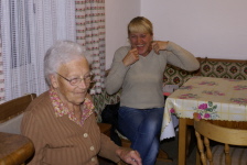 lustige Nachbarin